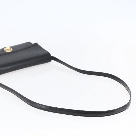 LOUIS VUITTON Epi Pochette Arche Shoulder Bag Black Noir - Picture 9 of 16